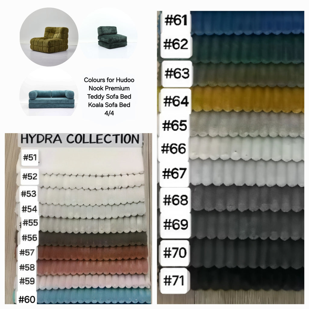 Colour Options - Hudoo